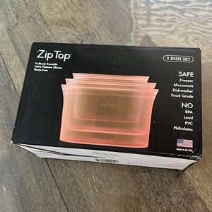 New Zip Top silicone containers set of 3